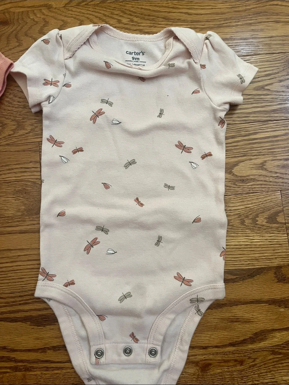 Carter's Dusty Rose Floral Baby Bodysuit